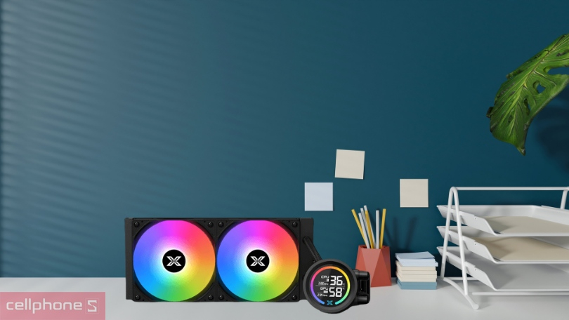 Tản nhiệt nước Xigmatek IK 240 Digital - Kích thước vừa phải và chất liệu bền bỉ
