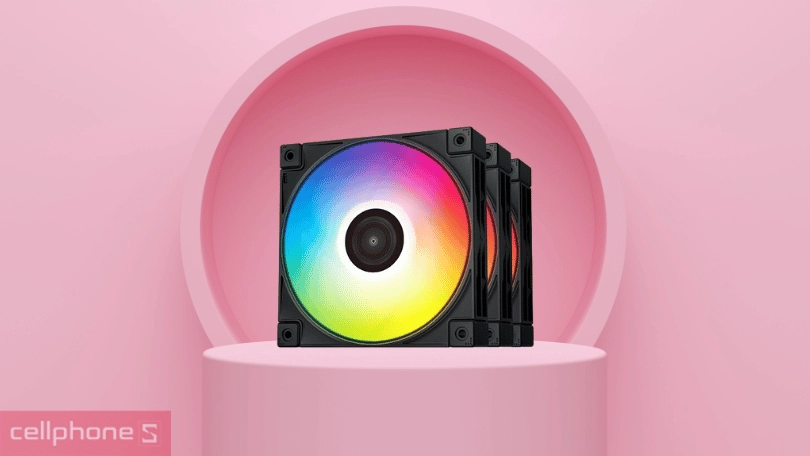 Quạt LED DeepCool FC120-3 IN 1 - hỗ trợ đơn giản hóa việc quản lý cáp