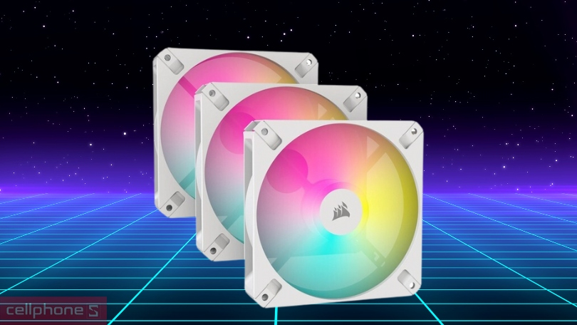 Bộ 3 Fan 120mm Corsair iCUE AR120 RGB
