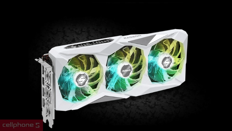 Card màn hình ASRock Radeon RX 7600 Steel Legend 8GB OC GDDR6