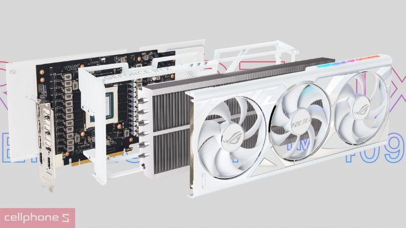 Tản nhiệt VGA Asus ROG Strix GeForce RTX 4090 OC 24GB ROG-STRIX-RTX4090