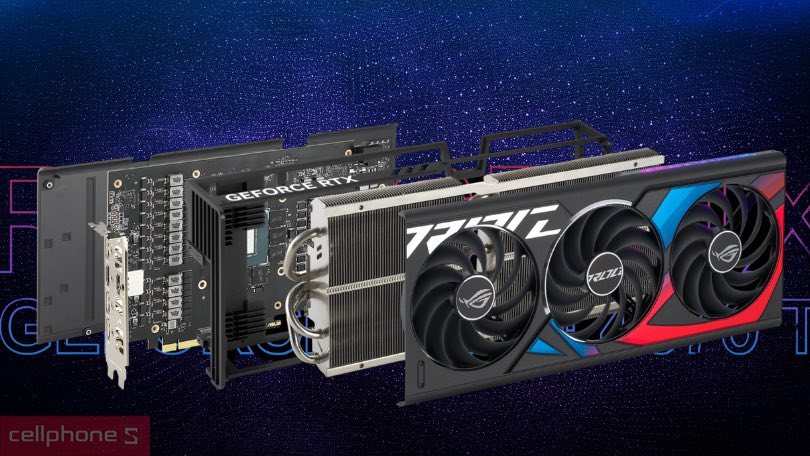 VGA Asus ROG Strix RTX 4070Ti 12GB GDDR6X - Xử lý đồ họa mạnh mẽ, tối ưu khả năng lưu thông không khí