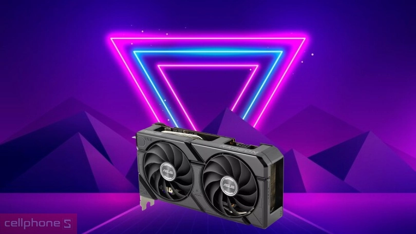 Khả năng tản nhiệt của VGA Asus Dual Radeon RX 7600 OC 8GB