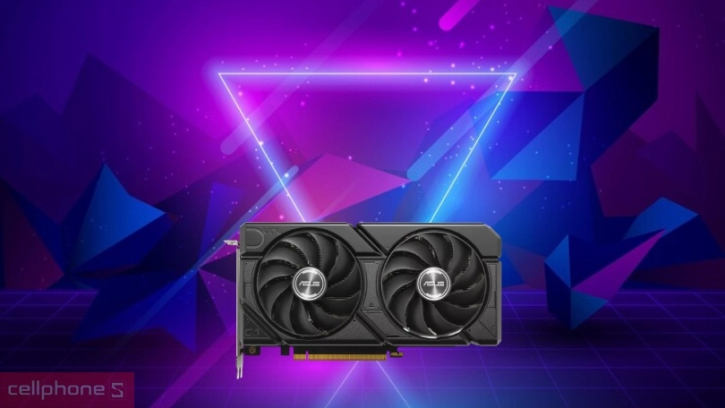 Thiết kế VGA Asus Dual Radeon RX 7600 OC 8GB