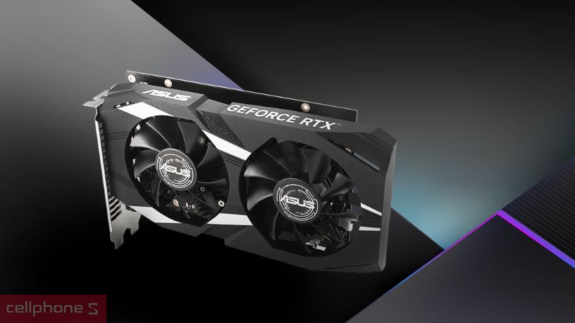 VGA Asus Dual RTX 3050 6GB GDDR6 mạnh mẽ, bất tận