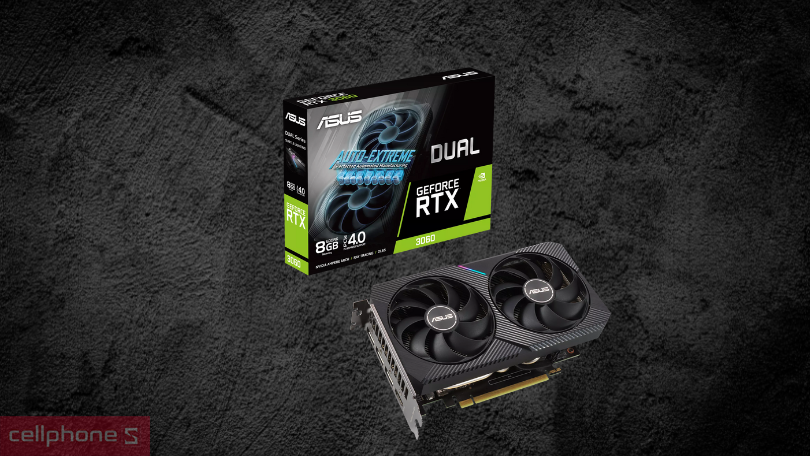 VGA Asus dual RTX 3060 OC 8GB GDDR6 (Dual-RTX3060-O8G) - Lựa chọn tối ưu cho game thủ và người sáng tạo nội dung