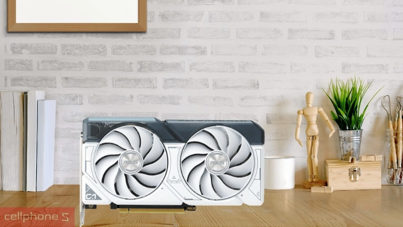 VGA Asus Dual RTX 4060 OC 8GB GDDR6 - Thiết kế công nghệ hướng trục Axial