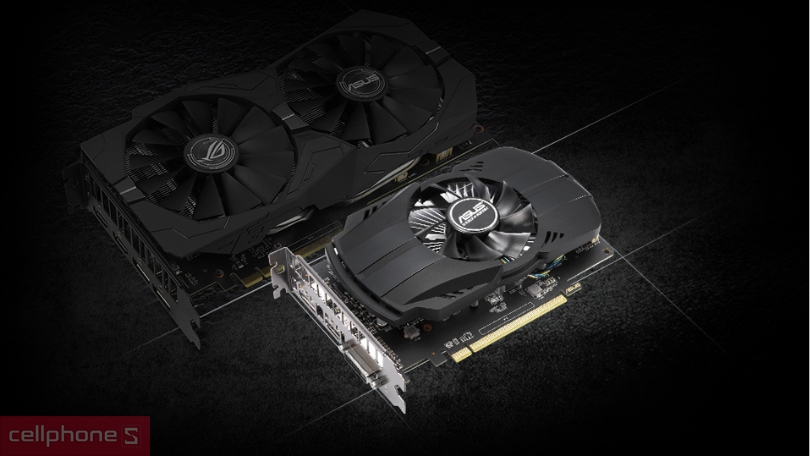 Thiết kế, khả năng tương thích của VGA Asus Phoenix Radeon RX 550 4GB