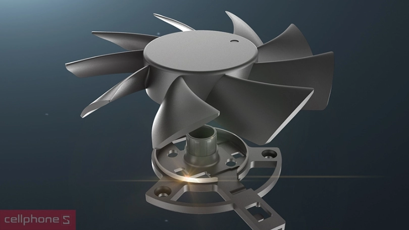 Hệ thống cổng kết nối của VGA Asus Phoenix Radeon RX 550 4GB