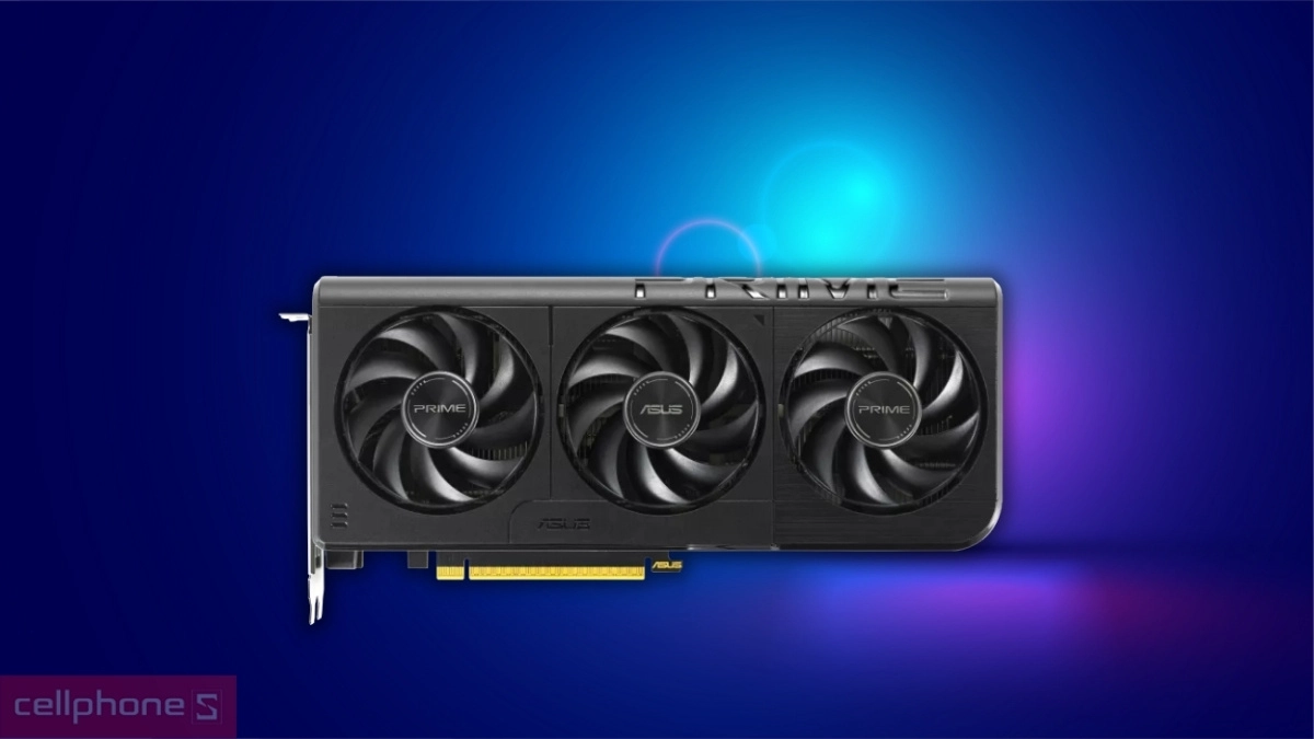 Cấu trúc nhỏ gọn của VGA ASUS Prime Geforce RTX 5050 8GB OC