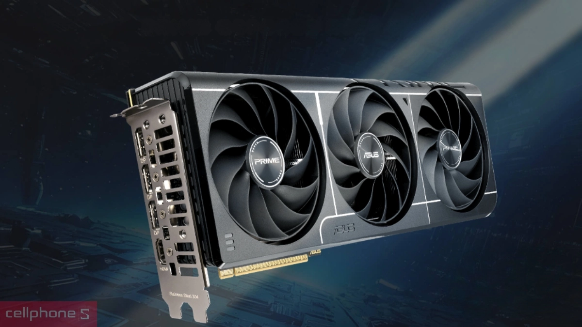 VGA Asus Prime Geforce RTX 5060 TI 16GB OC - Hiệu suất ổn định và thiết kế hiện đại