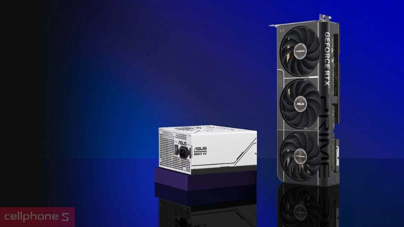 Thiết kế VGA Asus Prime GeForce RTX 5070 Ti 16GB