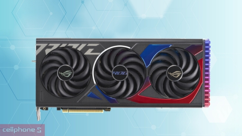 Thiết kế, hệ thống tản nhiệt của VGA Asus ROG Strix GeForce RTX 4070 Super OC 12GB ROG-Strix-RTX4070S