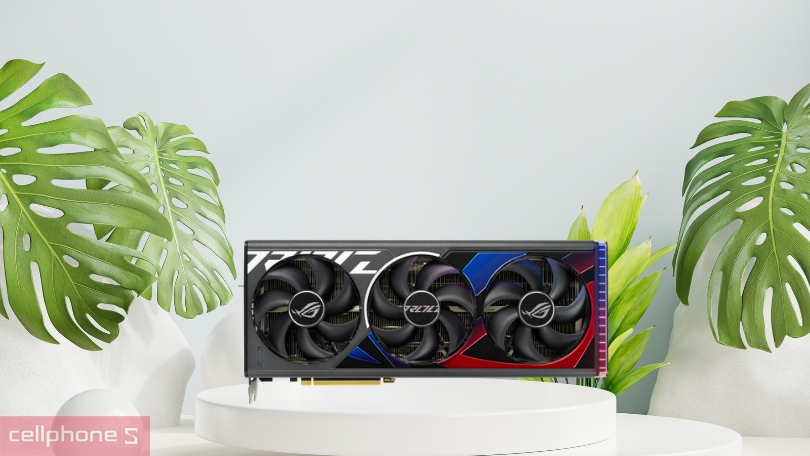 VGA Asus ROG Strix Geforce RTX 4090 OC 24GB ROG-STRIX-RTX4090 Gaming - Hiệu năng AI vượt trội