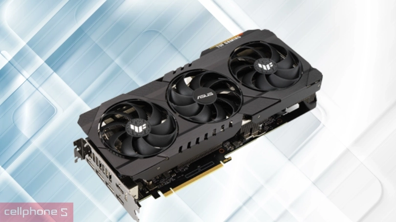 Thiết kế VGA Asus TUF Gaming Geforce RTX 3080 12GB