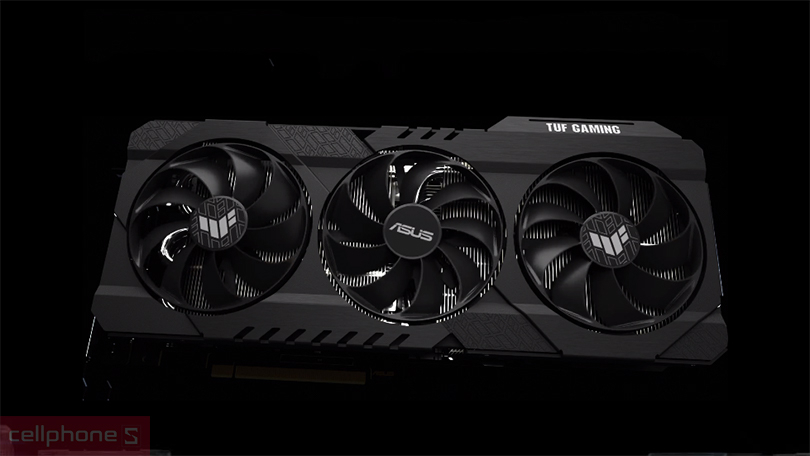 Thiết kế VGA Asus TUF Gaming GeForce RTX 3080 OC 12GB