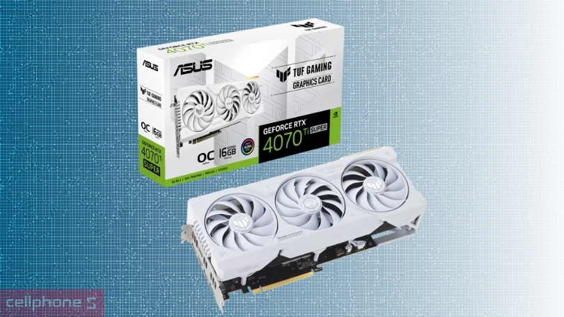 VGA Asus TUF Gaming GeForce RTX 4070 Ti Super OC 16GB TUF-RTX4070TIS - Xử lý đồ hoạ vượt trội