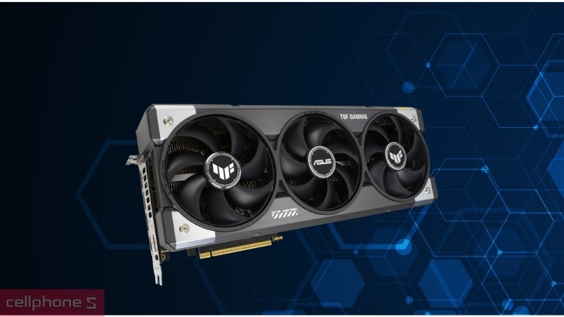 Hệ thống tản nhiệt của VGA Asus TUF Gaming GeForce RTX 5090 OC 32GB