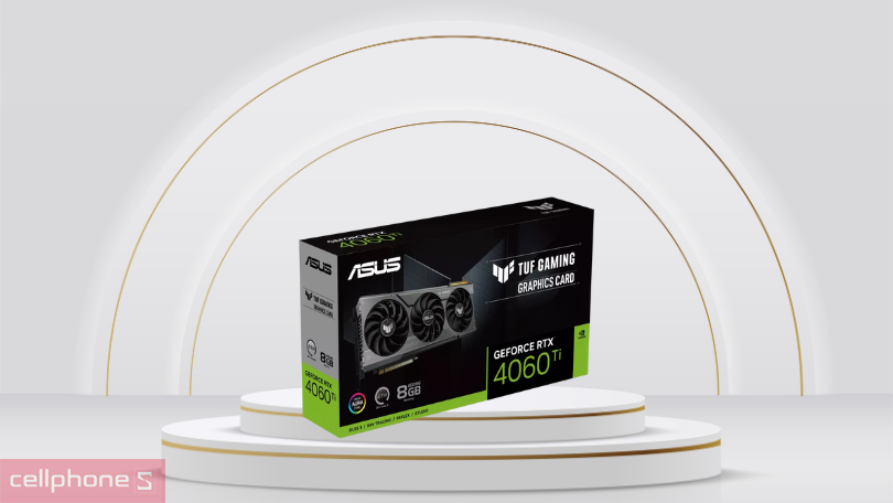 VGA ASUS TUF RTX 4060Ti 8GB GAMING GDDR6 - Hiệu năng tuyệt đối