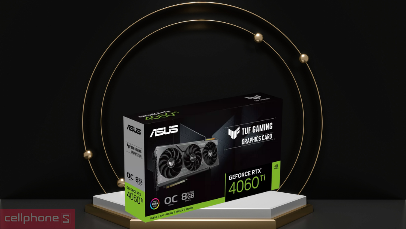 VGA ASUS TUF RTX 4060Ti OC 8GB Gaming GDDR6