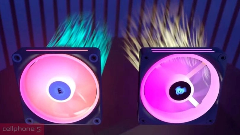 Thiết kế quạt Corsair iCUE LINK LX120-R RGB White