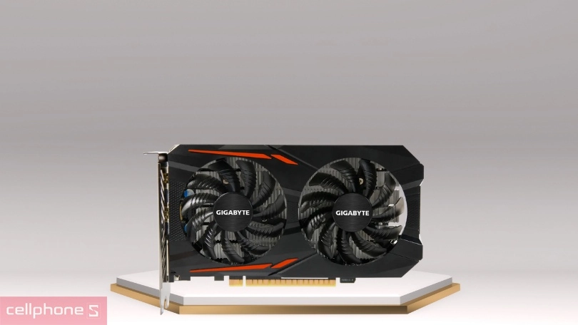 VGA Gigabyte GeForce GTX 1050 Ti OC 4G – Tăng cường khả năng làm mát