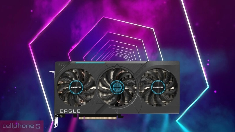 VGA GIGABYTE GeForce RTX 4070 Super EAGLE OC 12GB GV-N407SEAGLE – Hệ thống làm mát hiện đại