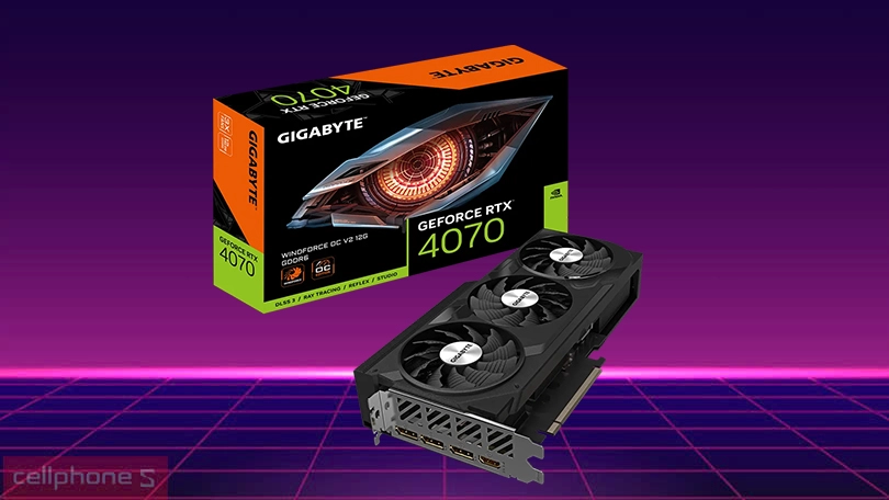 Hiệu suất VGA Gigabyte Geforce RTX 4070 Windforce OC V2 12G