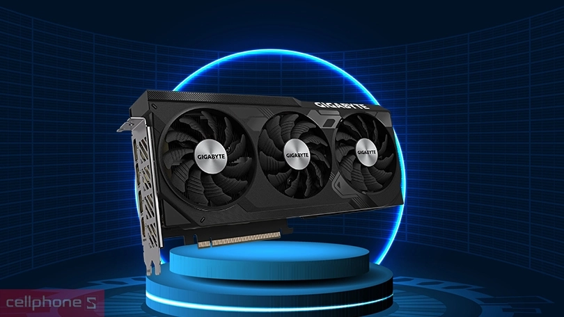 Bộ nhớ, hệ thống làm mát của VGA Gigabyte Geforce RTX 4070 Windforce OC V2 12G