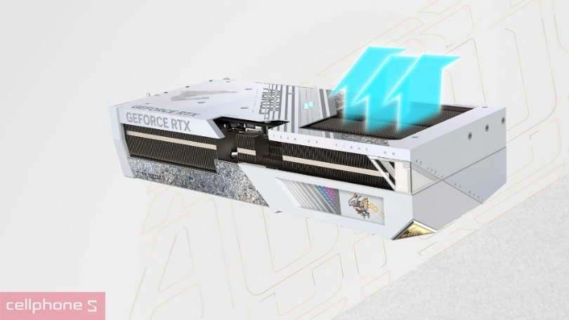 Chất liệu VGA Gigabyte Geforce RTX 4080 Super Aorus Xtreme ICE 16GB