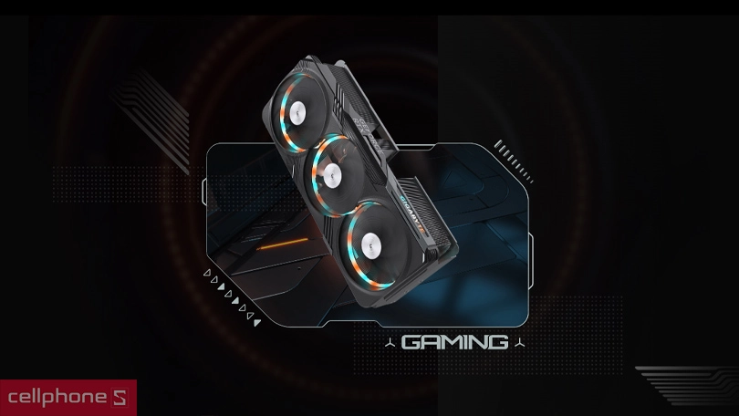 Thiết kế VGA Gigabyte GeForce RTX 4080 Super GAMING OC 16GB N408SGAMING