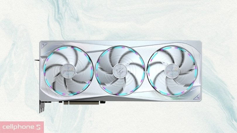 Hiệu năng xử lý mạnh mẽ của VGA Gigabyte GeForce RTX 5080 Aorus M ICE-16GB