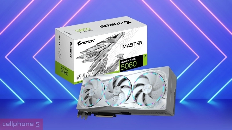 Công nghệ tản nhiệt của VGA Gigabyte GeForce RTX 5080 Aorus M ICE-16GB