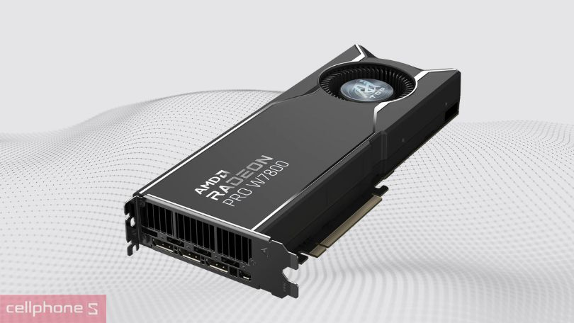 Kích thước, chất liệu VGA Gigabyte Radeon Pro W7800 AI Top 32G