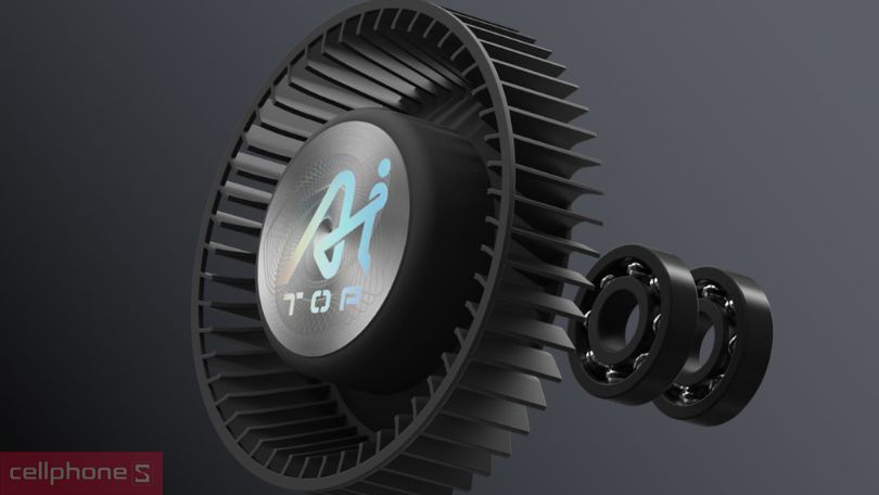 Khả năng làm mát của VGA Gigabyte Radeon Pro W7800 AI Top 32G