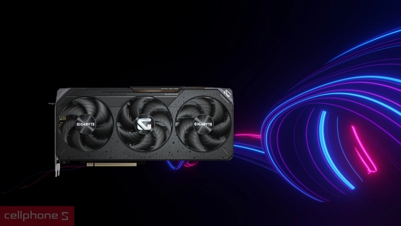Thiết kế VGA Gigabyte Radeon RX 9070 XT Gaming OC 16GB