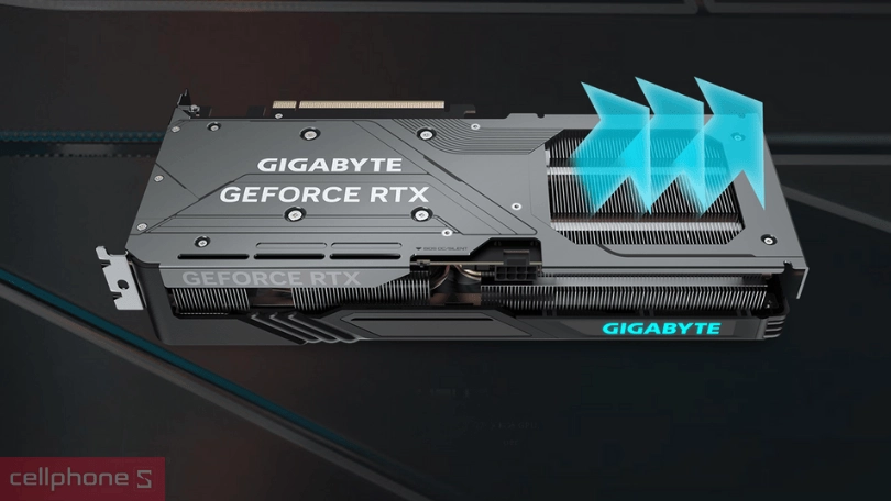 Khả năng tản nhiệt của VGA Gigabyte RTX 4060 Ti Gaming OC 16G N406TGAMING OC 16GD