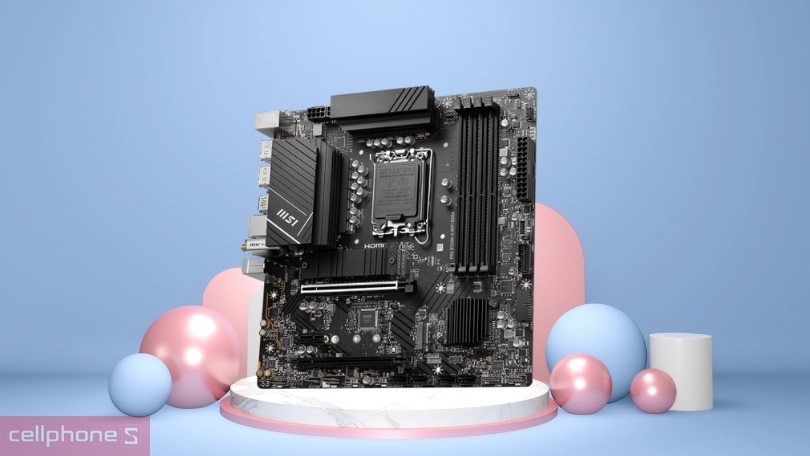 Mainboard MSI Pro B760M-A Wifi DDR4 - Hỗ trợ người làm việc trong mọi khía cạnh