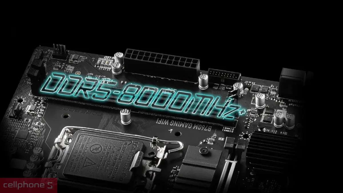 Hiệu năng xử lý ấn tượng của mainboard MSI B760M Gaming WIFI DDR5