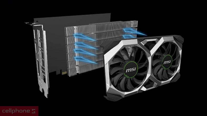 VGA MSI GeForce GTX 1650 4GB D6 Ventus XS OCV3 - Khả năng xử lý đồ hoạ mạnh mẽ, thiết kế độc đáo