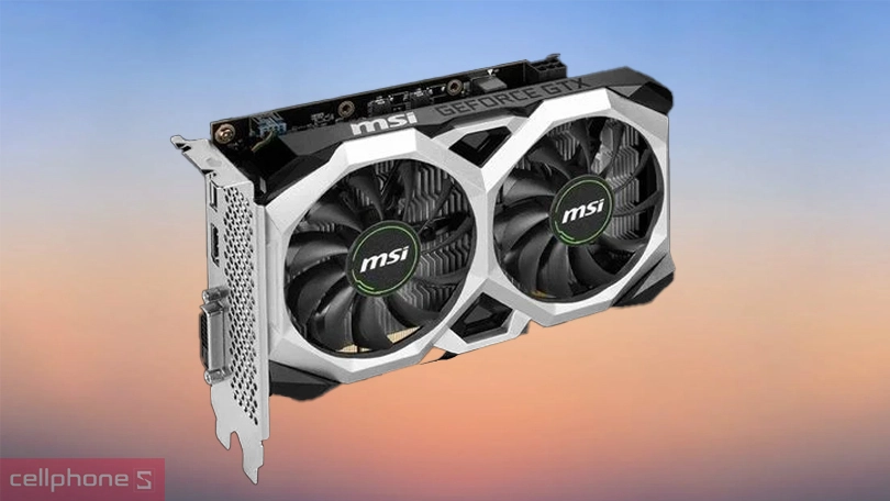 VGA MSI GeForce GTX 1650 4GB D6 Ventus XS OCV3 - Khả năng xử lý đồ hoạ mạnh mẽ, thiết kế độc đáo
