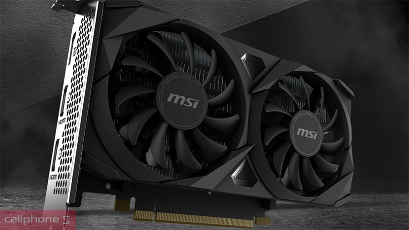 VGA MSI Geforce RTX 3050 Ventus 2X 6G OC - Hiệu suất vượt trội với hệ thống tản nhiệt tối ưu