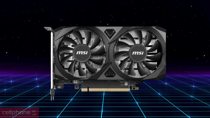 VGA MSI Geforce RTX 3050 Ventus 2X 6G OC - Hiệu suất vượt trội với hệ thống tản nhiệt tối ưu