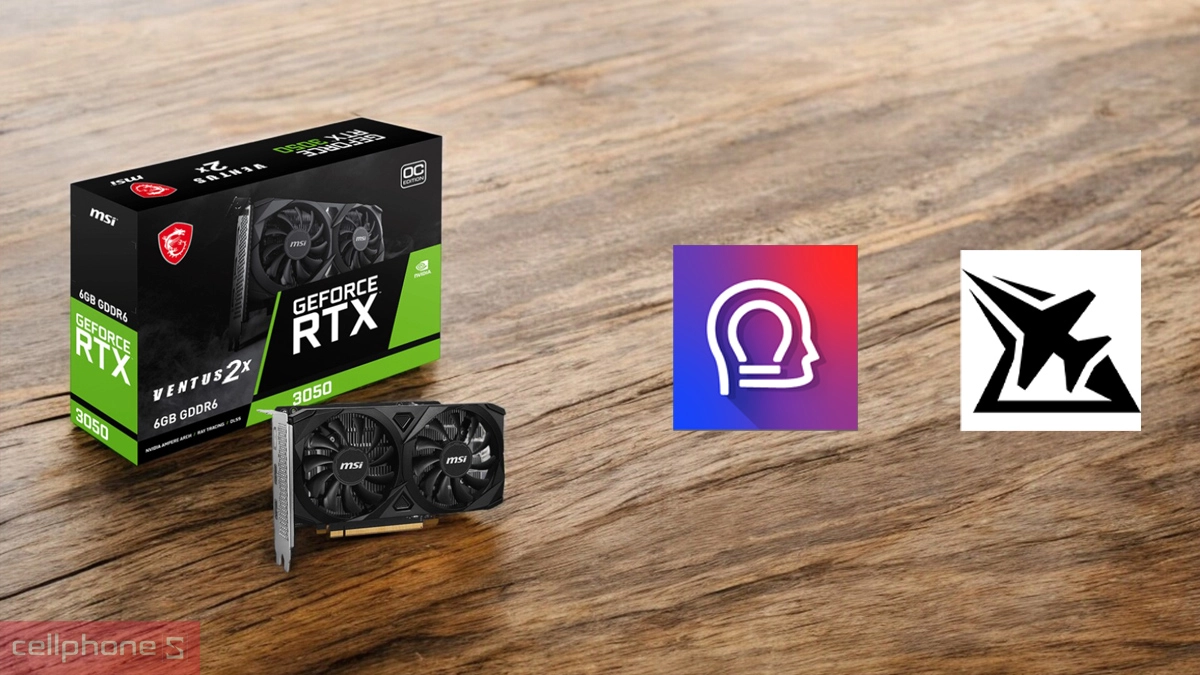 Kết nối VGA MSI GeForce RTX 3050 VENTUS 2X E 6G OC