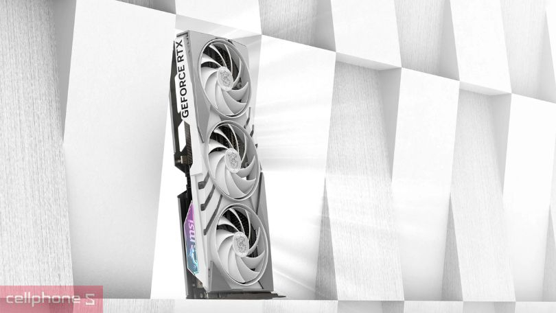 Khả năng tản nhiệt của VGA MSI GEFORCE RTX 4060 TI Gaming X SLIM White 16G