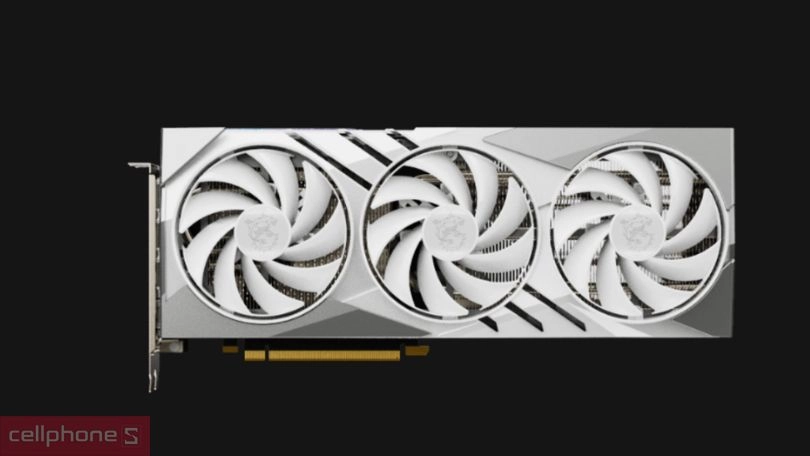 Thiết kế VGA MSI GEFORCE RTX 4060 TI Gaming X SLIM White 16G