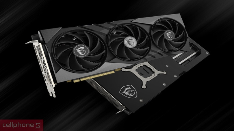 Thiết kế VGA MSI GeForce RTX 4070 SUPER 12G GAMING X SLIM