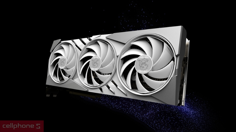VGA MSi Geforce RTX 4070 Ti Super 16G Gaming X Slime White hiệu suất cao, thiết kế mỏng gọn
