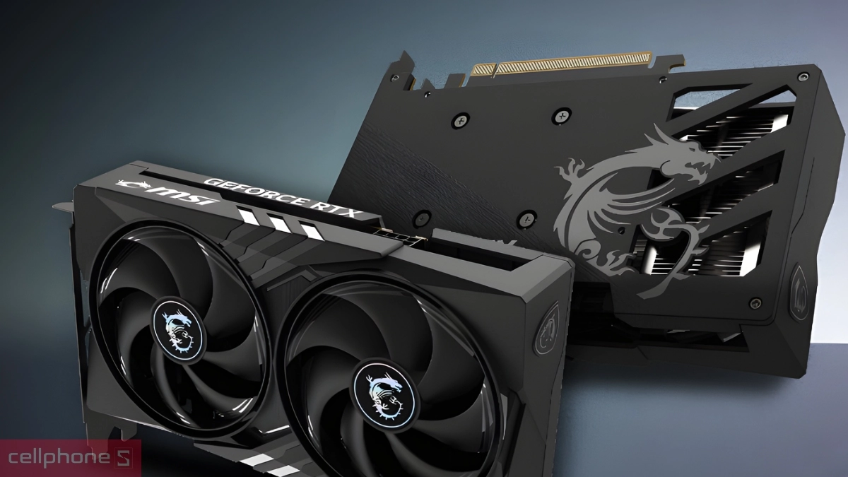 Ngoại hình và thiết kế VGA MSI GeForce RTX 5050 8G GAMING OC
