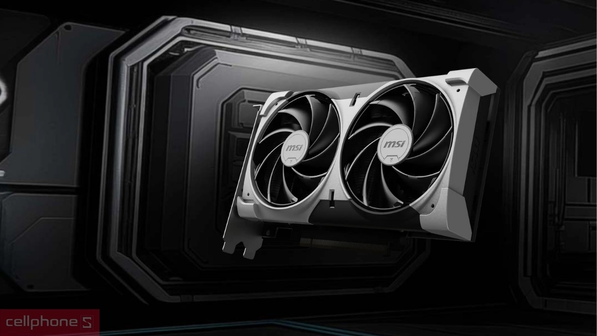 Thiết kế VGA MSI GeForce RTX 5060 8GB VENTUS 2X OC